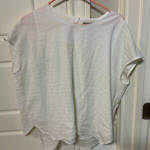 MM Lafleur Didion Top—Stripe in color Ivory